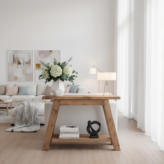 DASI Console Table With Shelf