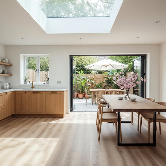 Live / Waney Edge Dining Table With Metal U Shape Legs