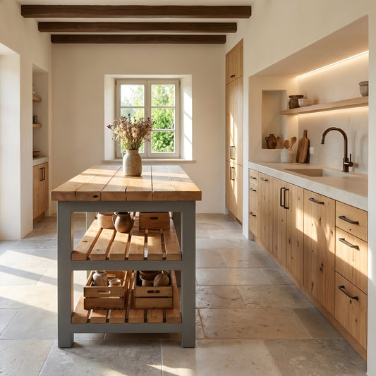 LORNBY Kitchen Island / Breakfast Bar / Rustic Island