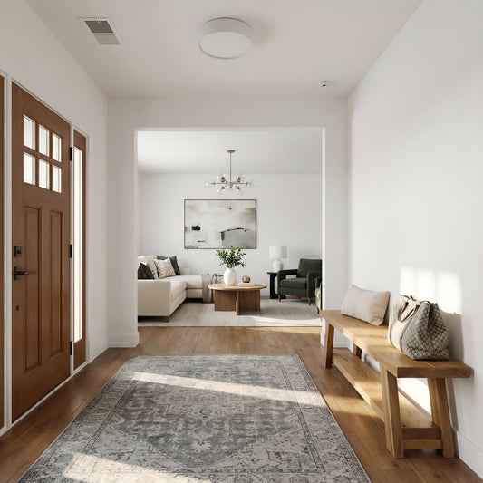 Solid Oak ROME Solid Wood Chunky TV Unit / Bench / Real American Oak