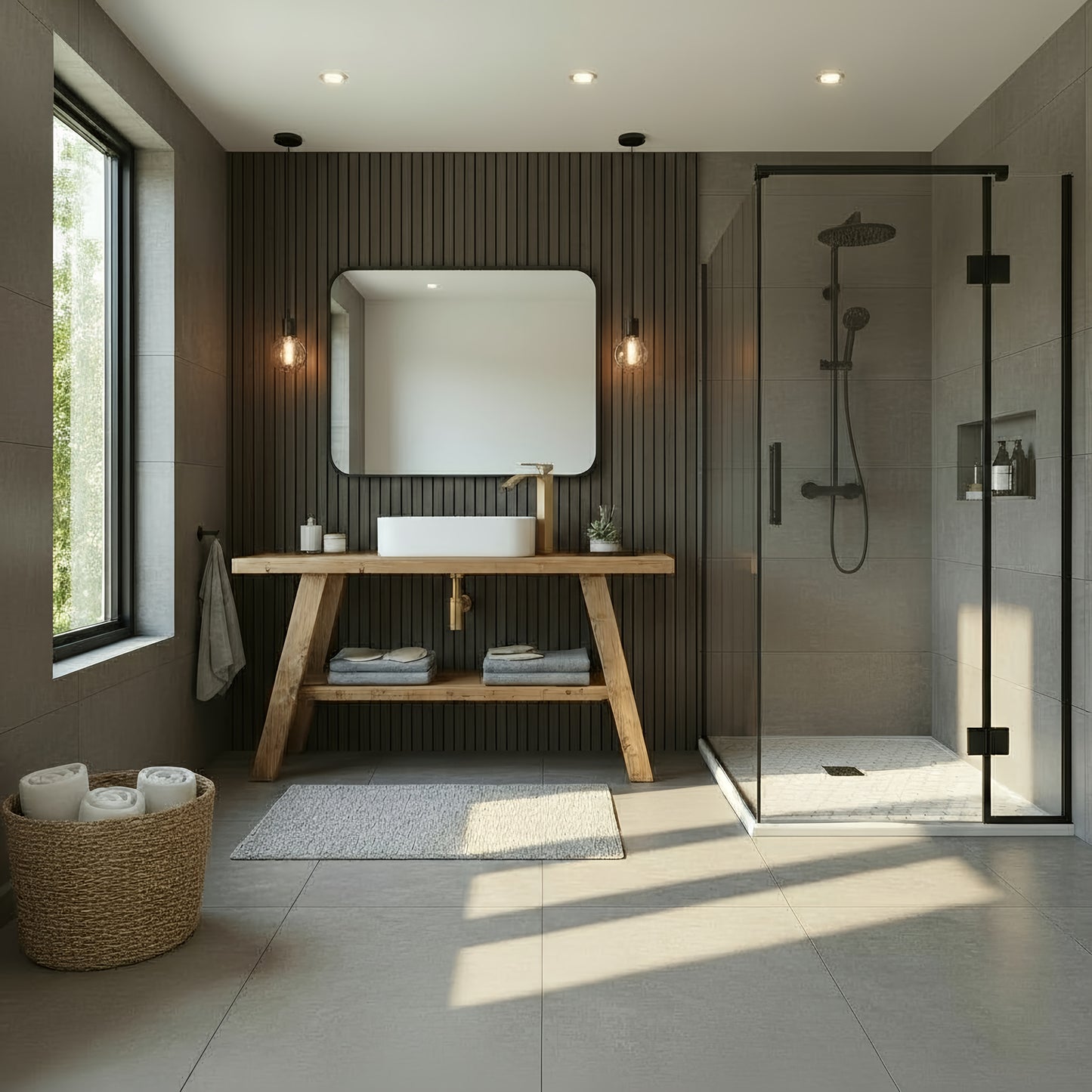 VERA Wooden Vanity and Shelf Storage | Tribe Joinery