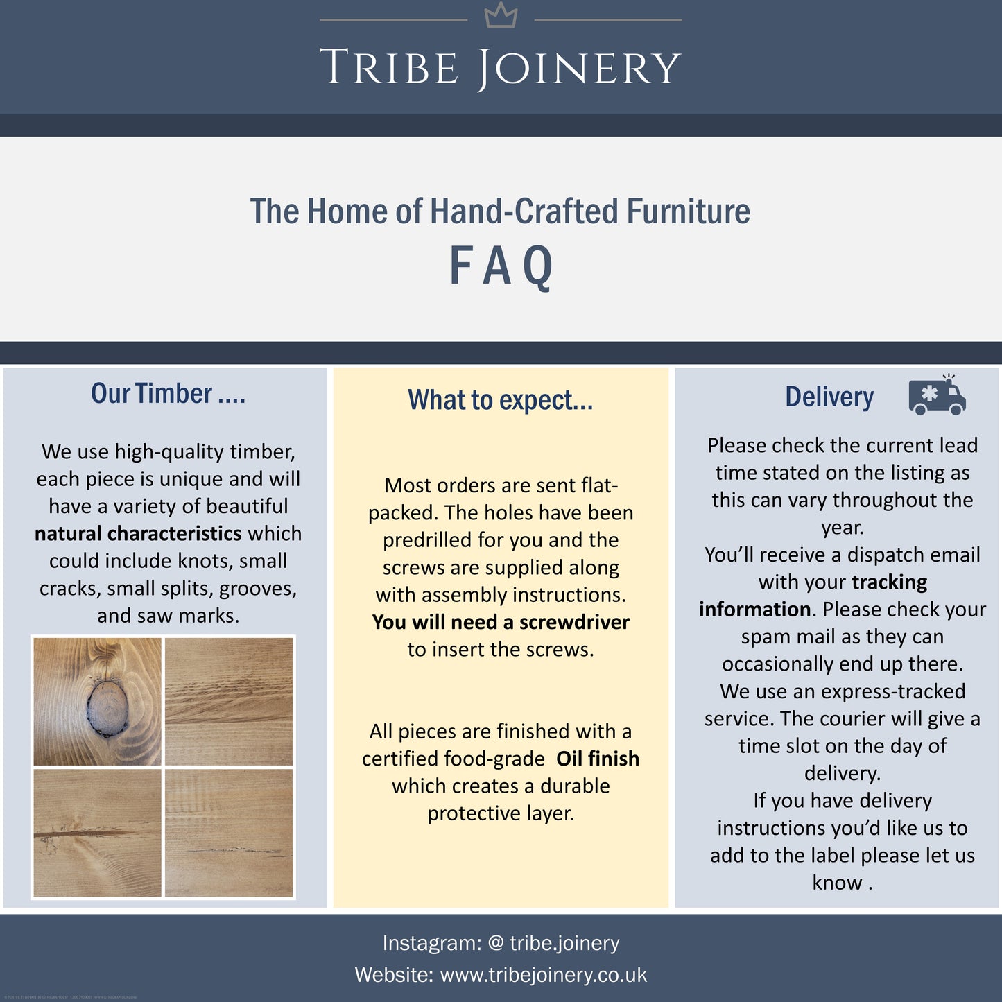 LARIA Oak Entryway Console / Wooden Hall Console image 13