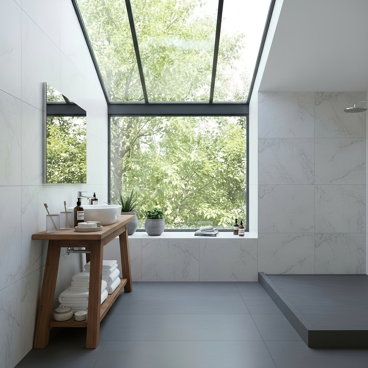 DASI Bathroom Vanity With Shelf