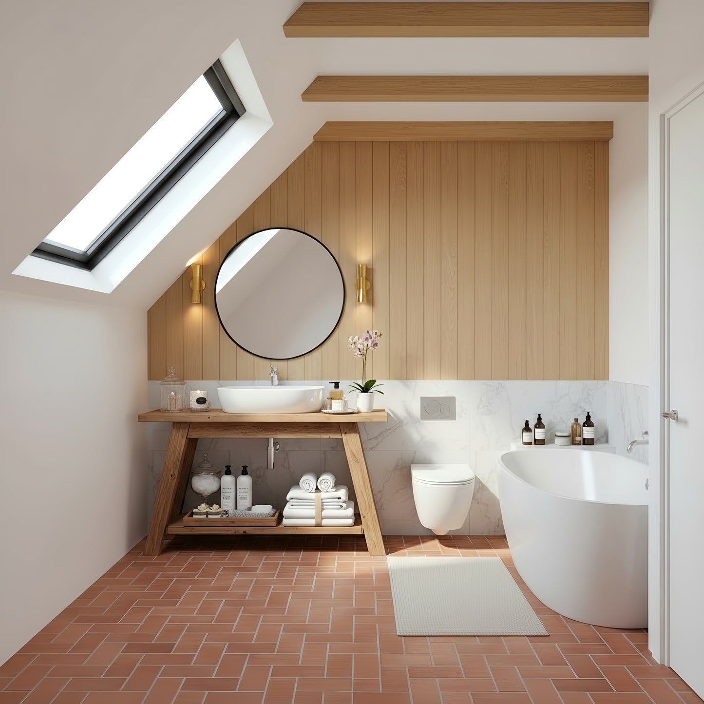 DASI Bathroom Vanity With Shelf