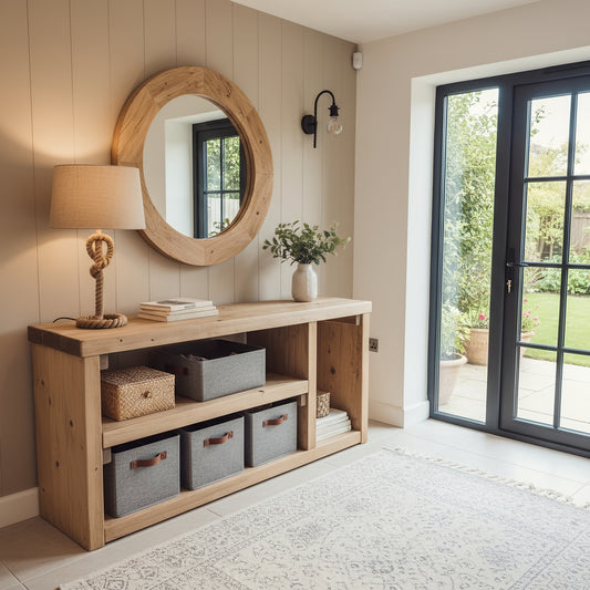 Wooden Bookshelf / Storage Shelf / Living Room Storage / Shoe Storage Rustic Storage Unit Solid Wood Cottage Style /Book Shelf
