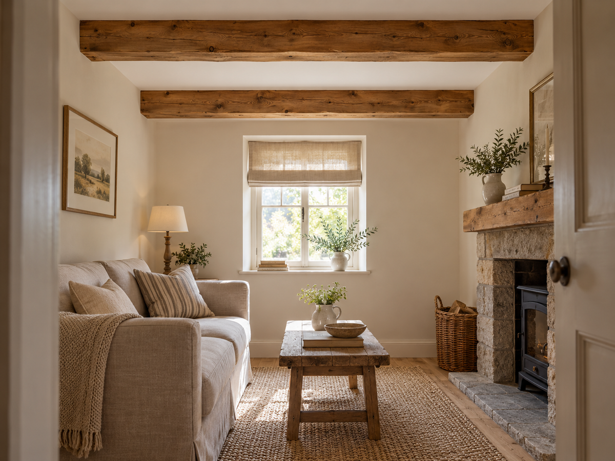 BOX BEAM | Real Wood Ceiling Beam Hollow Lightweight Wooden Ceiling Beam | Rustic Farmhouse