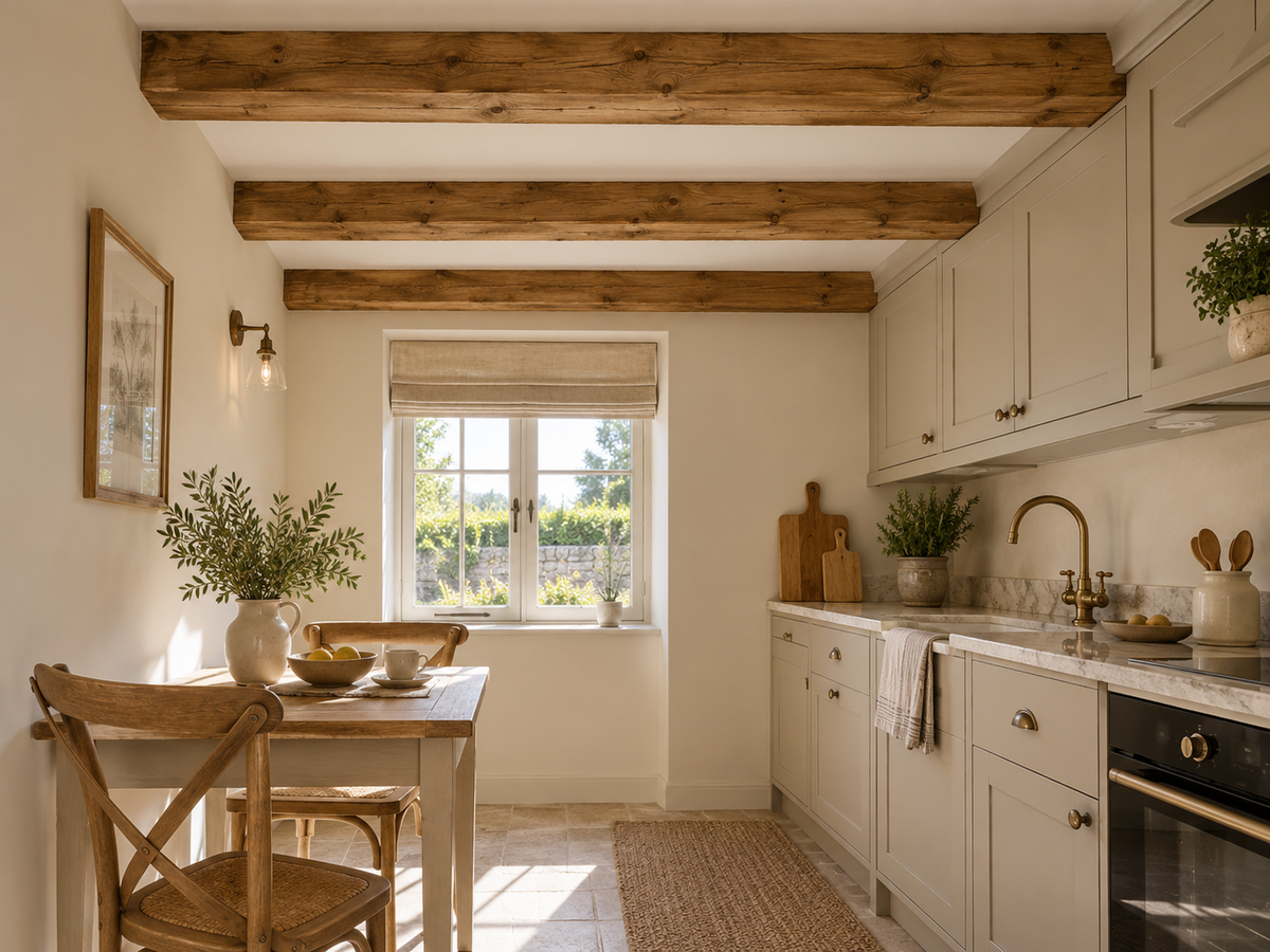 BOX BEAM | Real Wood Ceiling Beam Hollow Lightweight Wooden Ceiling Beam | Rustic Farmhouse