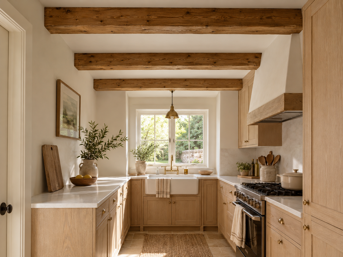 BOX BEAM | Real Wood Ceiling Beam Hollow Lightweight Wooden Ceiling Beam | Rustic Farmhouse