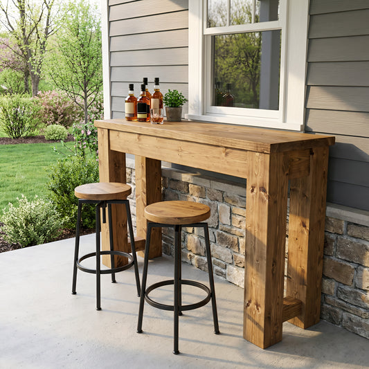 Canyon Solid Wood Table / Breakfast Bar / Console Unit