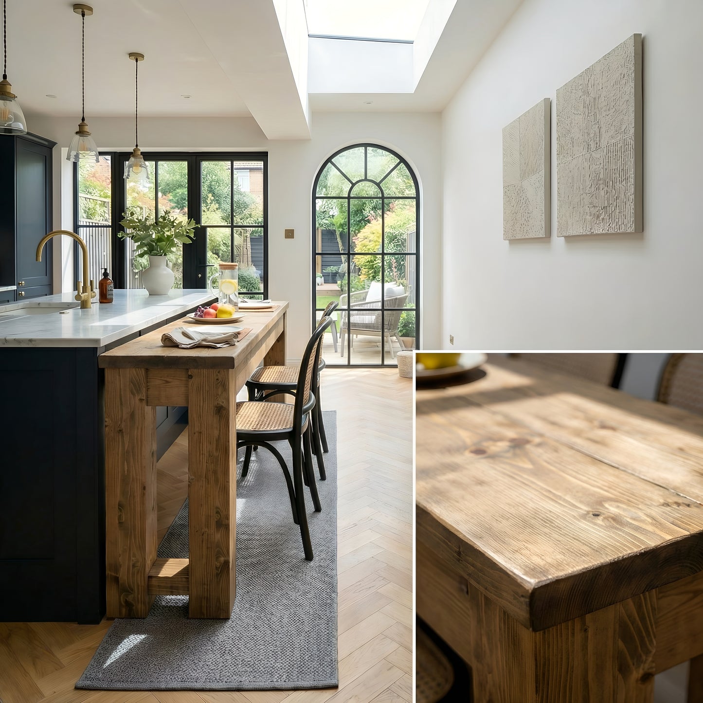 Canyon Solid Wood Table / Breakfast Bar / Console Unit