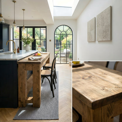 Canyon Solid Wood Table / Breakfast Bar / Console Unit