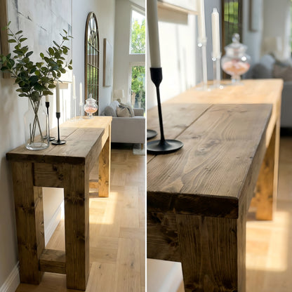 Canyon Solid Wood Table / Breakfast Bar / Console Unit