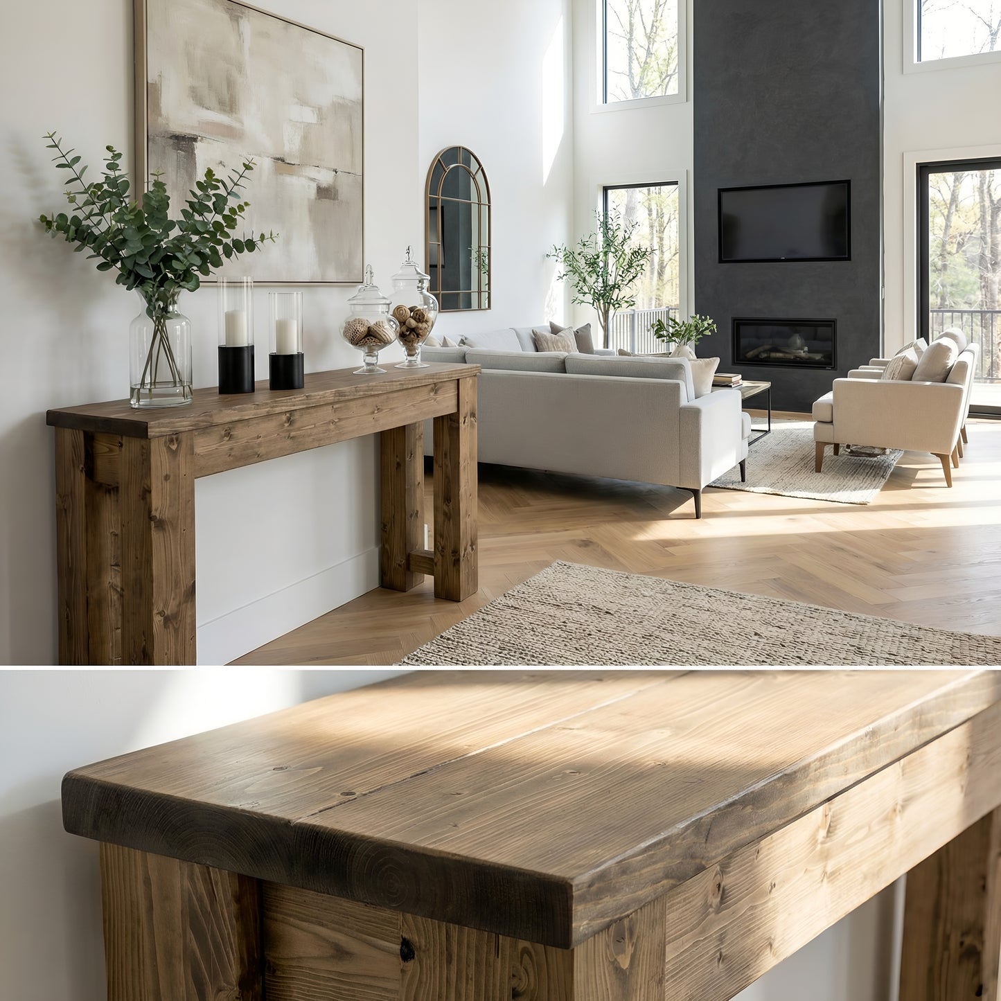 Canyon Solid Wood Table / Breakfast Bar / Console Unit