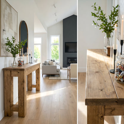 Canyon Solid Wood Table / Breakfast Bar / Console Unit