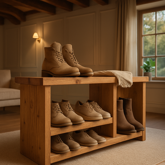 Wooden Bookshelf / Storage Shelf / Living Room Storage / Shoe Storage Rustic Storage Unit Solid Wood Cottage Style /Book Shelf
