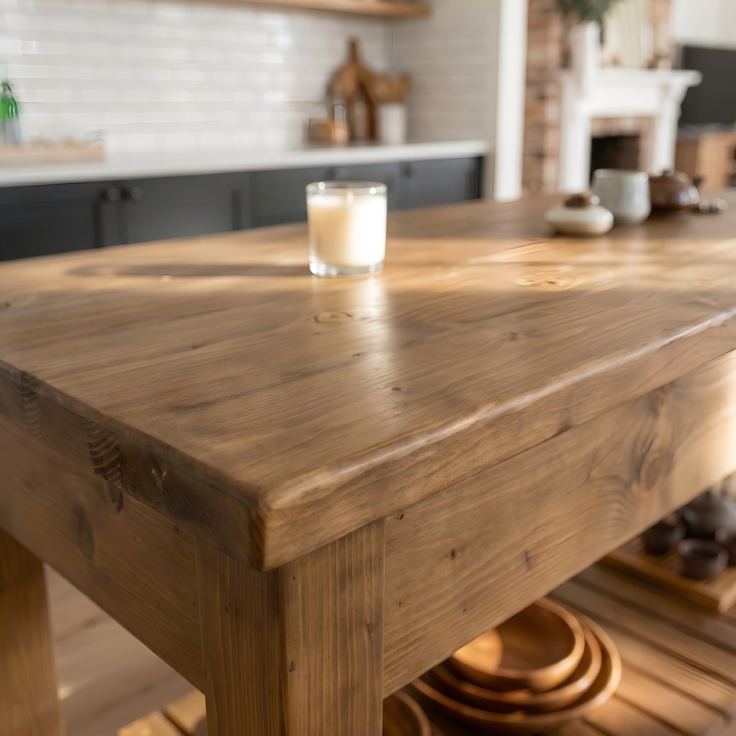 IRONSTEAD Kitchen Island / Breakfast Bar / Rustic Cart and Island