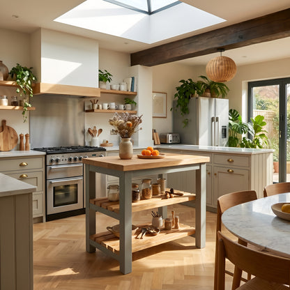 LORNBY Kitchen Island / Breakfast Bar / Rustic Island