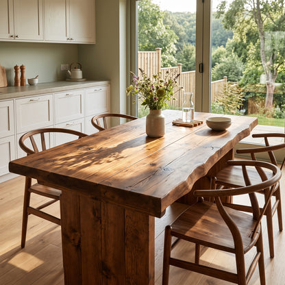 NORA Walut Colour Live / Waney Edge Dining Table