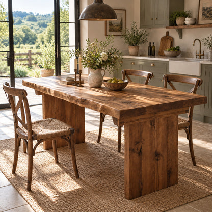 NORA Walut Colour Live / Waney Edge Dining Table