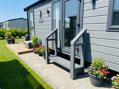 Outdoor Stairs Kit For Caravan and Lodges / Outdoor Wooden Stairs