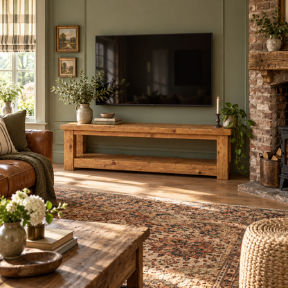 POLO TV Unit Solid Wood Console Table