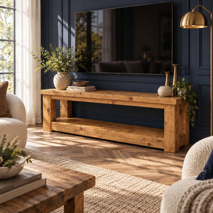 POLO TV Unit Solid Wood Console Table
