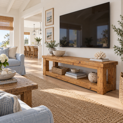 POLO TV Unit Solid Wood Console Table