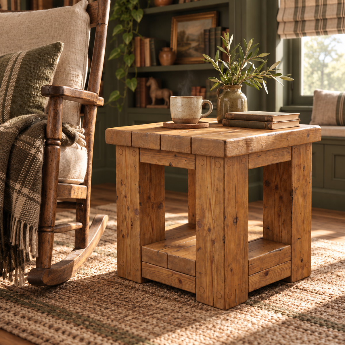 POLO Side Table Solid Wood Coffee Table