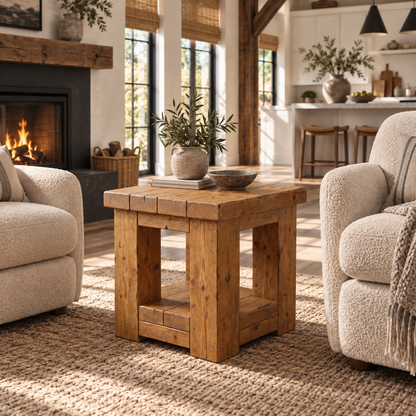 POLO Side Table Solid Wood Coffee Table