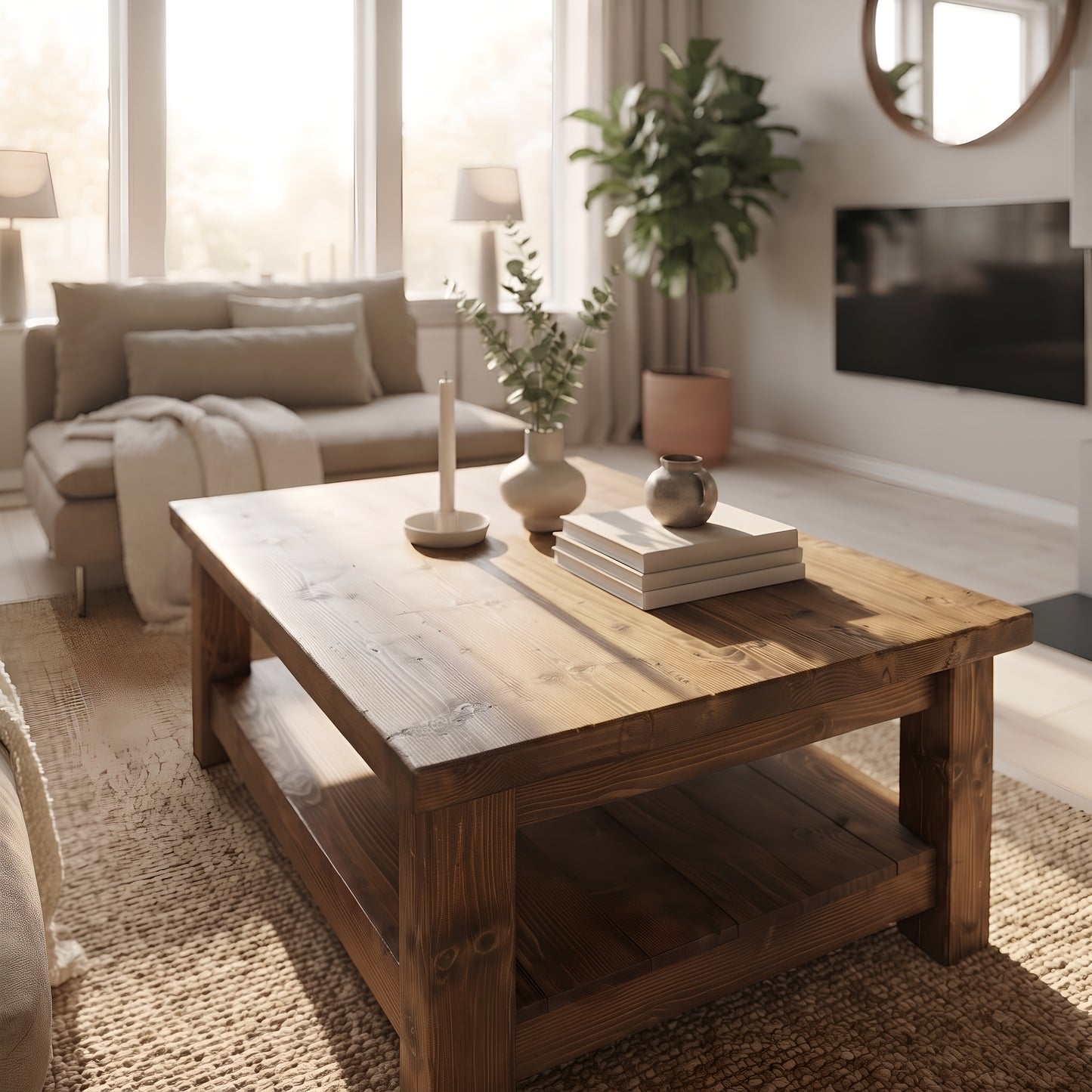 POLO Coffee Table Solid Wood