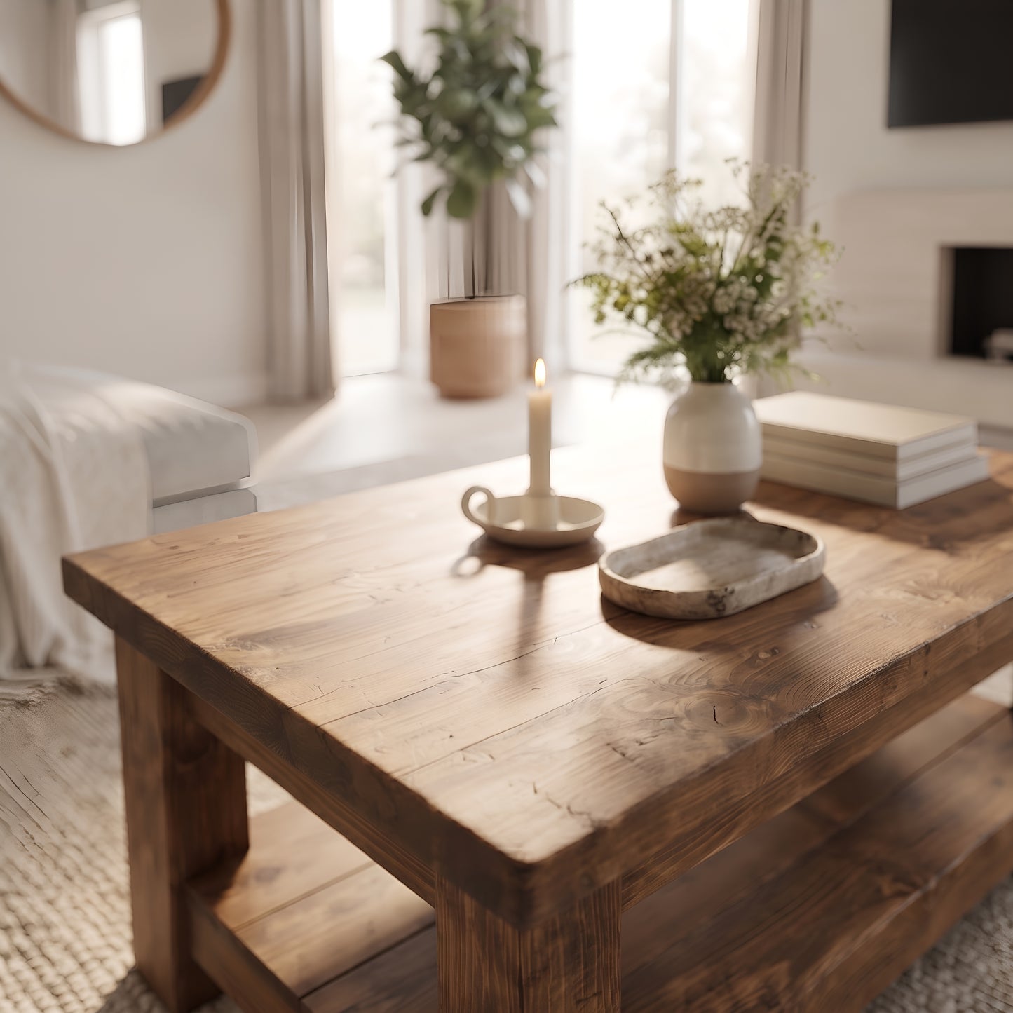 POLO Coffee Table Solid Wood