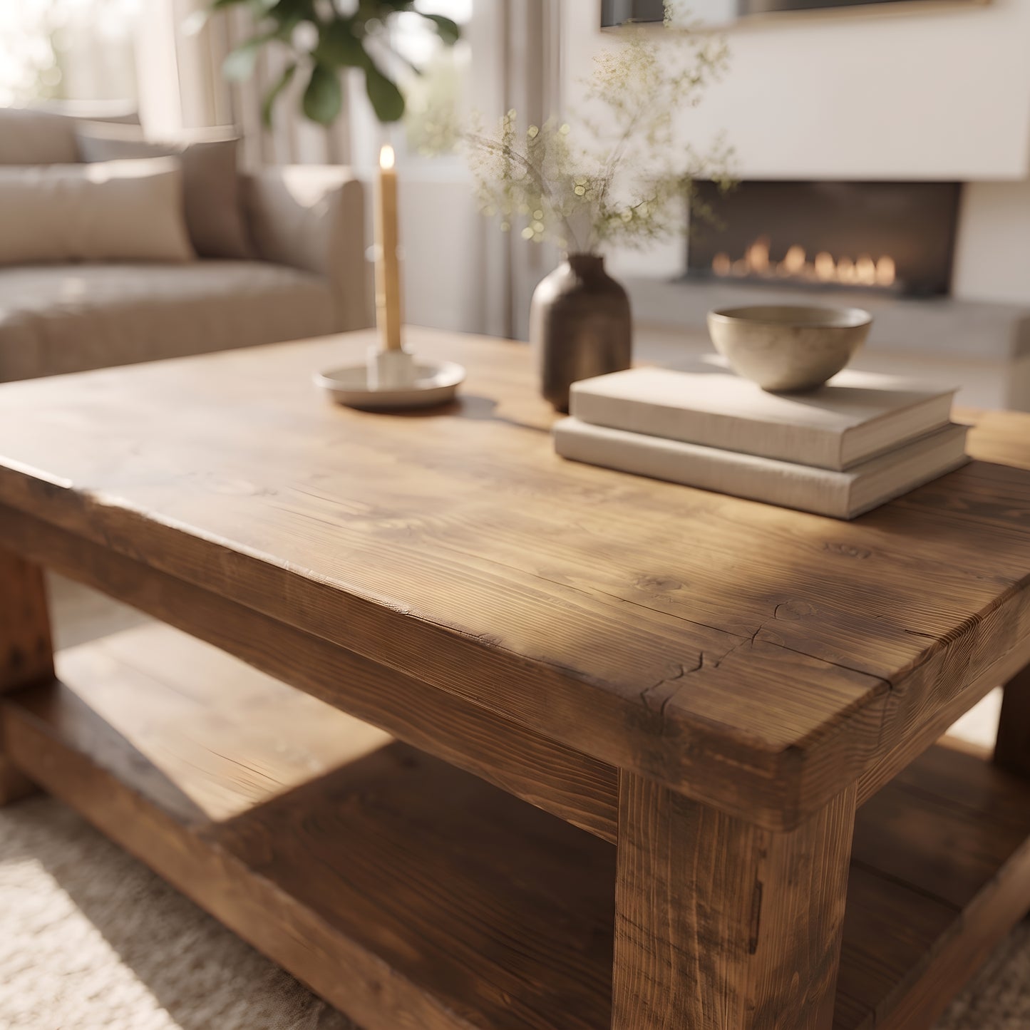 POLO Coffee Table Solid Wood