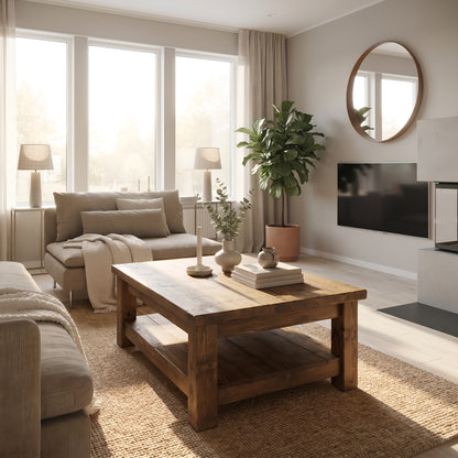 POLO Coffee Table Solid Wood