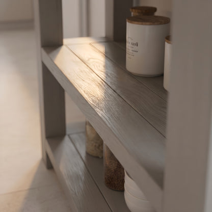 STONEFORD Light Grey Kitchen Island / Breakfast Bar / Rustic Island