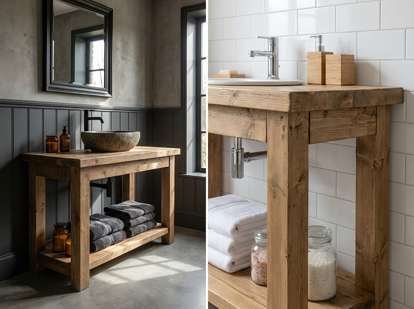 TORO Solid Wood Bathroom Vanity