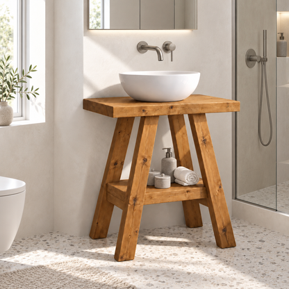 VERA Wooden Vanity and Shelf Storage | Tribe Joinery