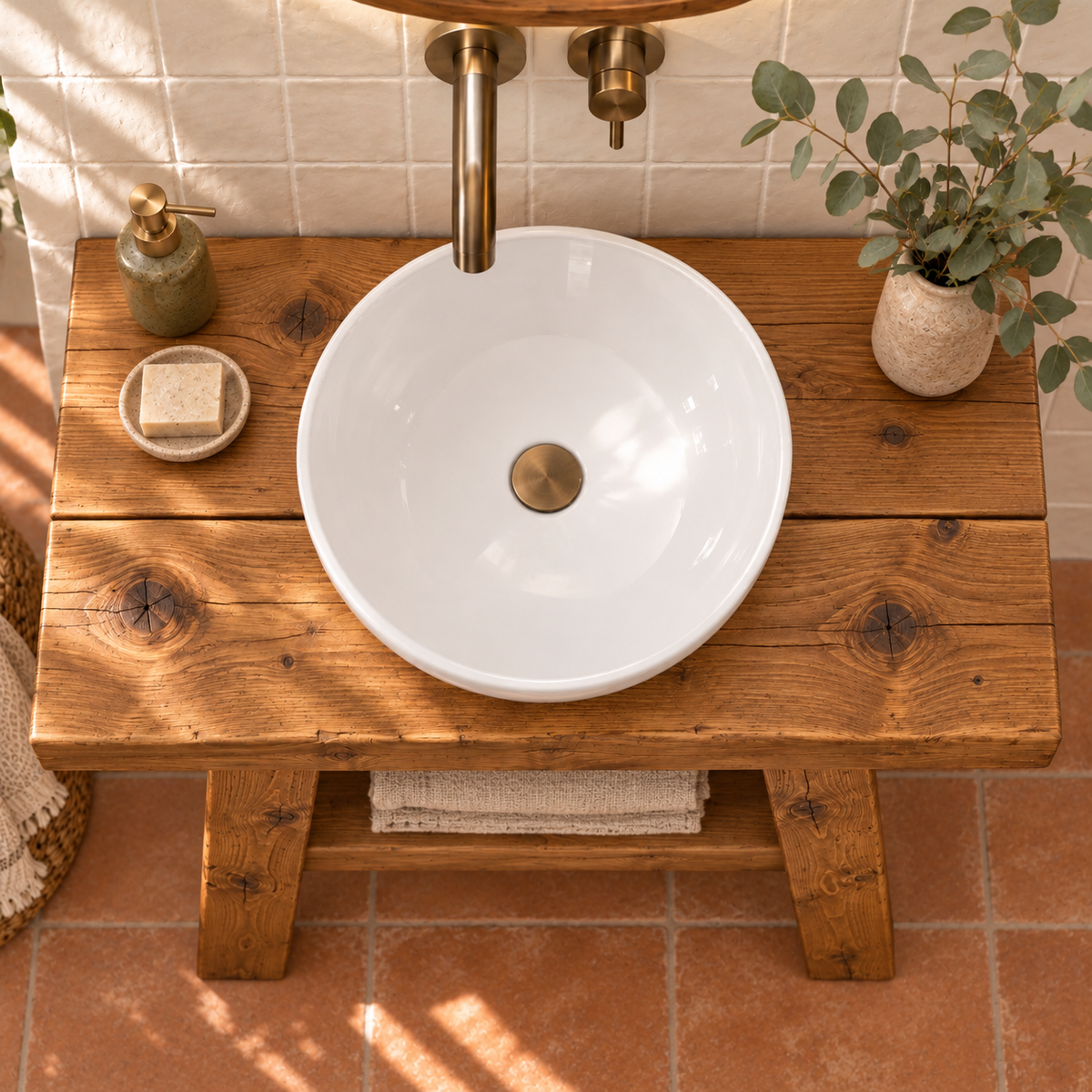 VERA Wooden Vanity and Shelf Storage | Tribe Joinery