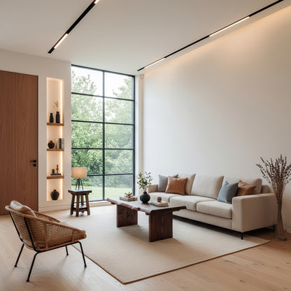 LINA Chunky Live / Waney Edge Coffee Table in Walnut Colour