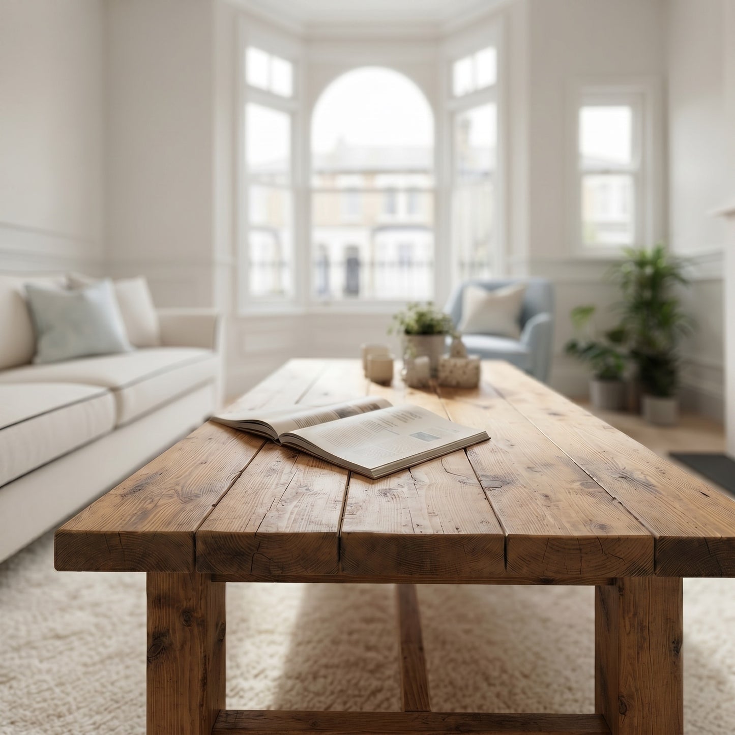 WILDCROFT Coffee Table Solid Wood