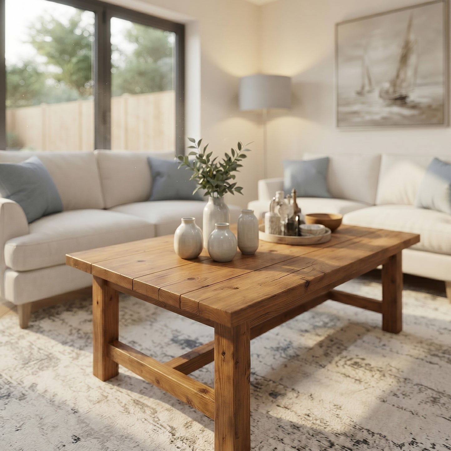 WILDCROFT Coffee Table Solid Wood