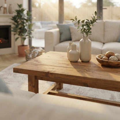 WILDCROFT Coffee Table Solid Wood