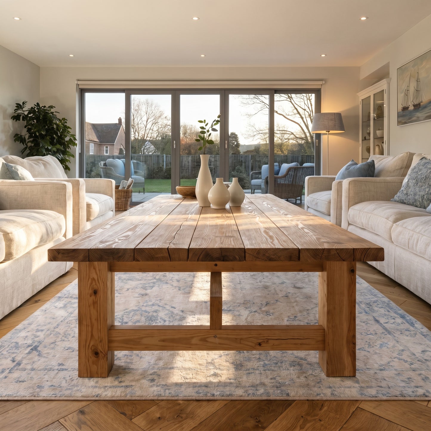 WILDCROFT Coffee Table Solid Wood