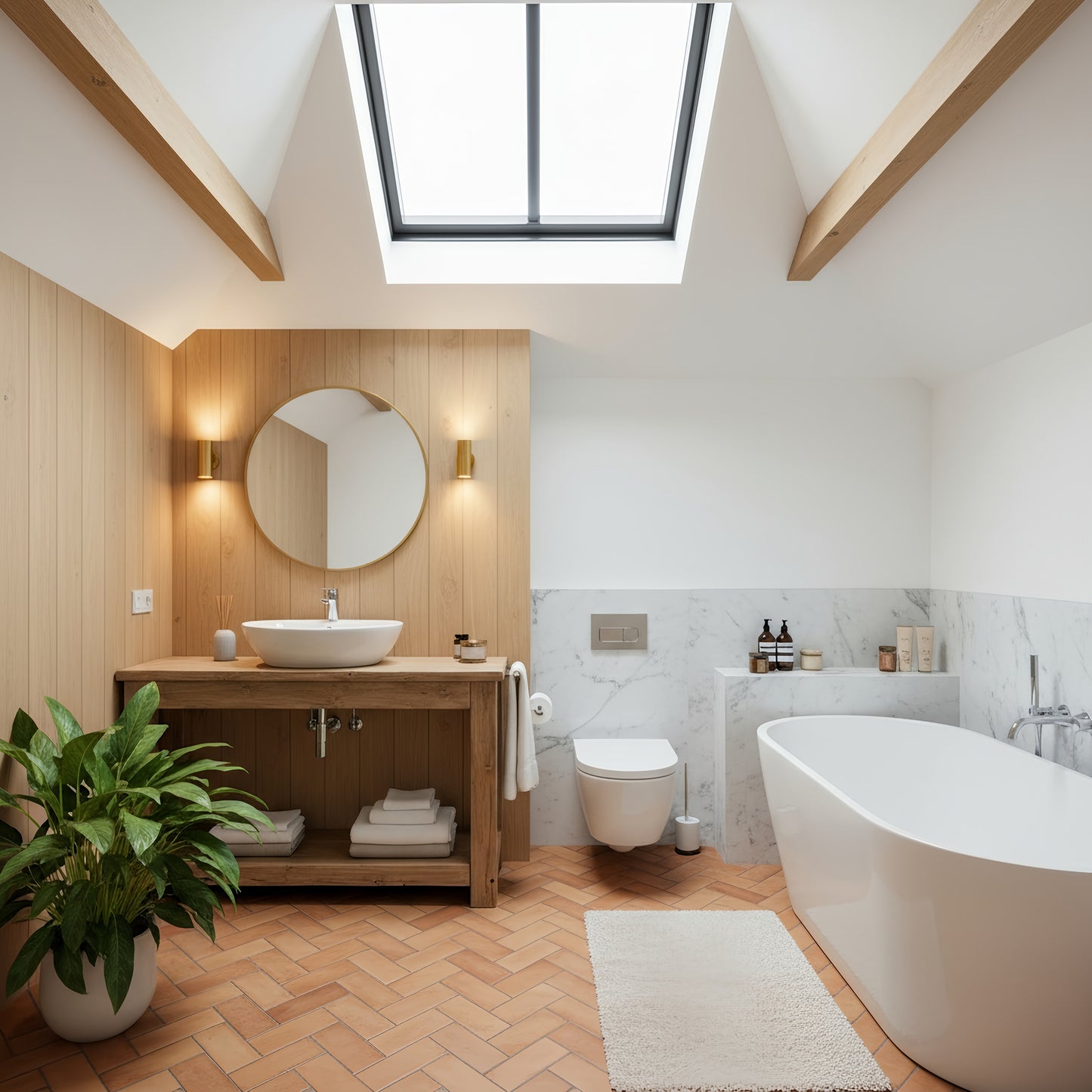 POLO Solid Wood Bathroom Vanity