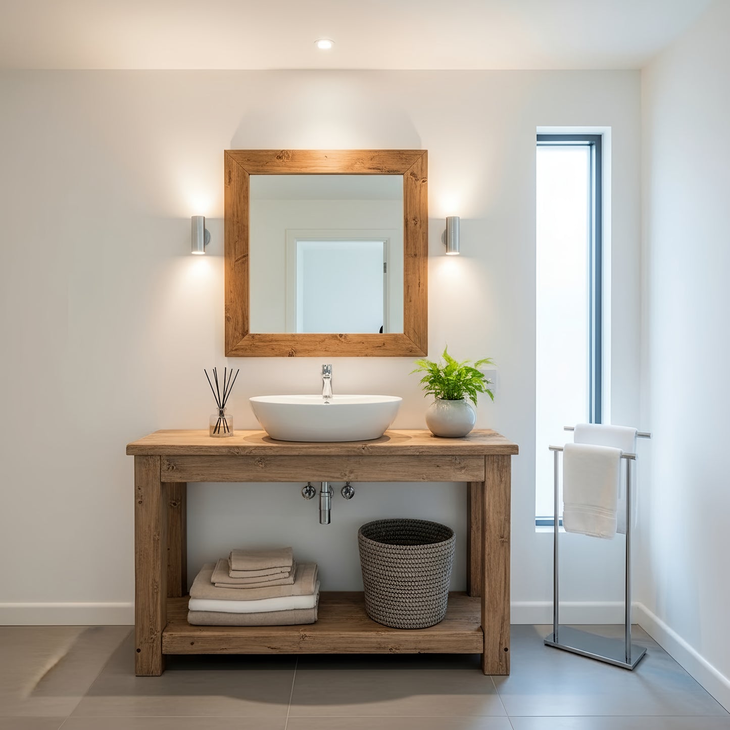 POLO Solid Wood Bathroom Vanity