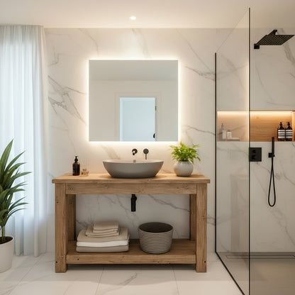 POLO Solid Wood Bathroom Vanity