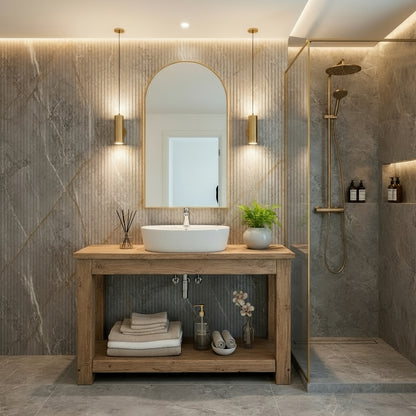 POLO Solid Wood Bathroom Vanity