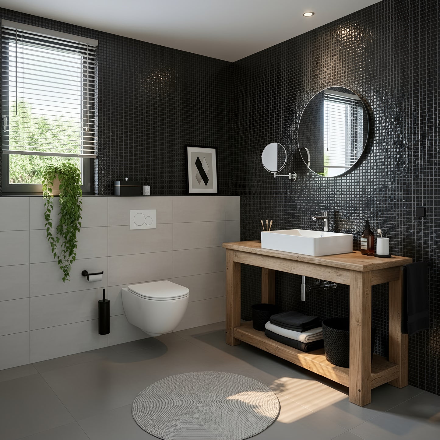 POLO Solid Wood Bathroom Vanity