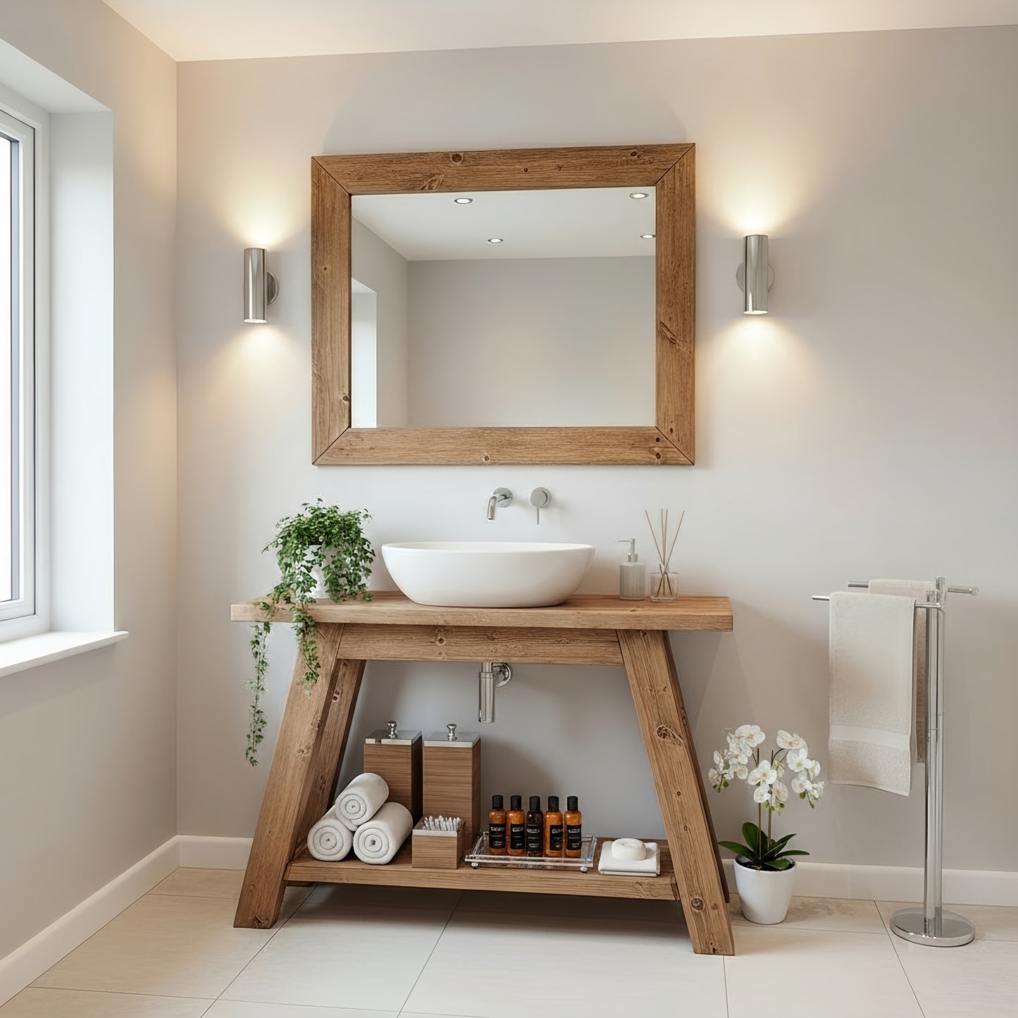 DASI Bathroom Vanity With Shelf