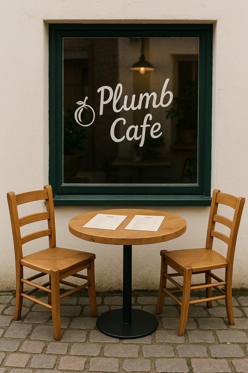 Round Solid Wood Dining Tables With Pole Leg For Cafes and Restaurants (Bulk Order)